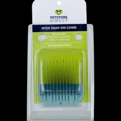 #E 1″ Aqua Wide Snap on Comb by PetStore.Direct