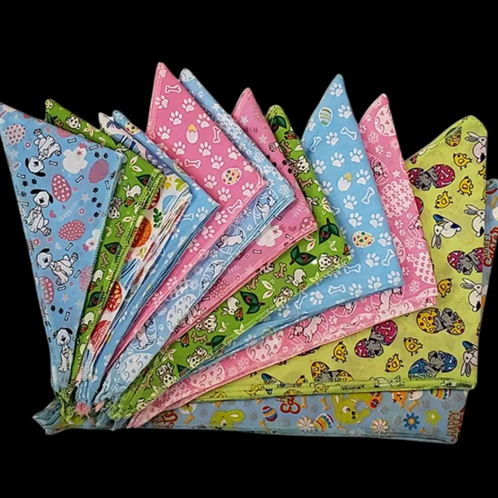 Easter Bandanas - 60 Assorted Sizes and Patterns by Bandanas Unlimited