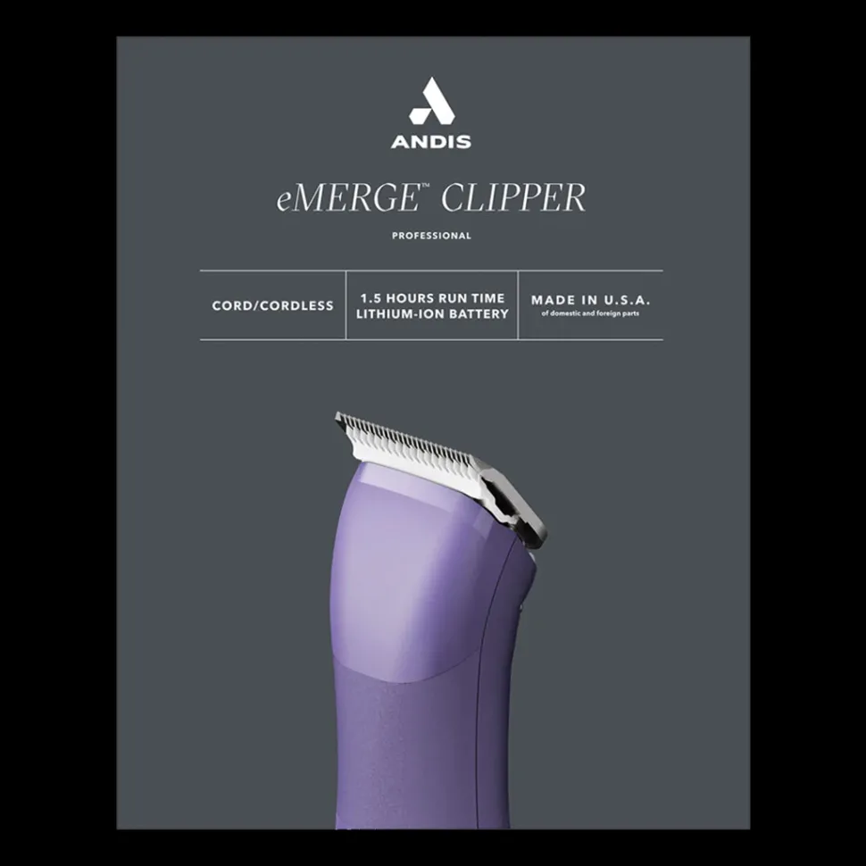 Emerge Clipper Purple by Andis