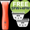 Emerge Orange Clipper #30W and with Free 4FW and 5FW Blades by Andis