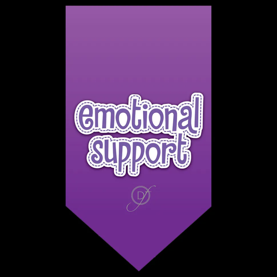 Emotional Support Dog Bandana by Dog Fashion Living