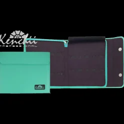 Faux Leather 10-Shear Case Turquoise by Kenchii