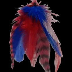 Feather Extension Red, White and Blue (Pack of 10) by A Creative Collection