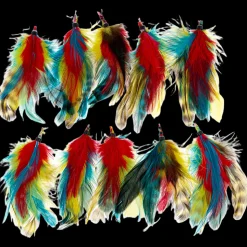 Feather Extension Teal McCaw (Pack of 10) by A Creative Collection