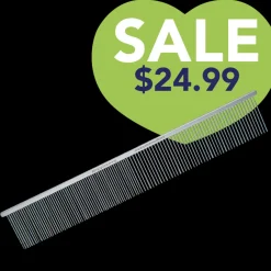 9" 50/50 Fine Fluffing Comb Limited Edition by PetStore.Direct