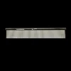 Fluffing Finishing Comb Metallic Black 9" by Zolitta