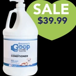 Glossy Coat Conditioner 1 Gallon with Pump by Groomer's Goop