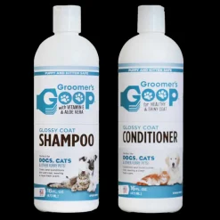 Glossy Coat Shampoo and Conditioner 16oz by Groomer's Goop
