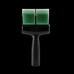 Green Soft Flex Finishing Twin Double Brush by FlexIt