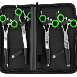 Green Swivel Shear Set by PetStore.Direct