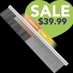 10" Groom Master Medium & Fine Comb by Mastercut