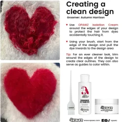 Hair Color Isolation Cream for Dogs 85g by Opawz