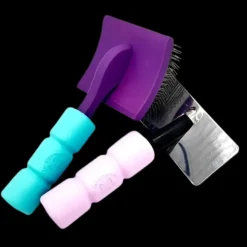 Handle Hugger Brush Holder Teal by All For Groomers