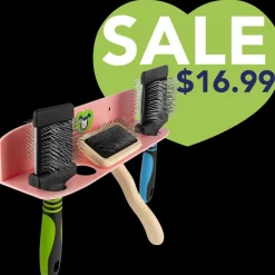 Hanging Brush Holder Pink by PetStore.Direct