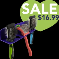 Hanging Brush Holder Purple by PetStore.Direct