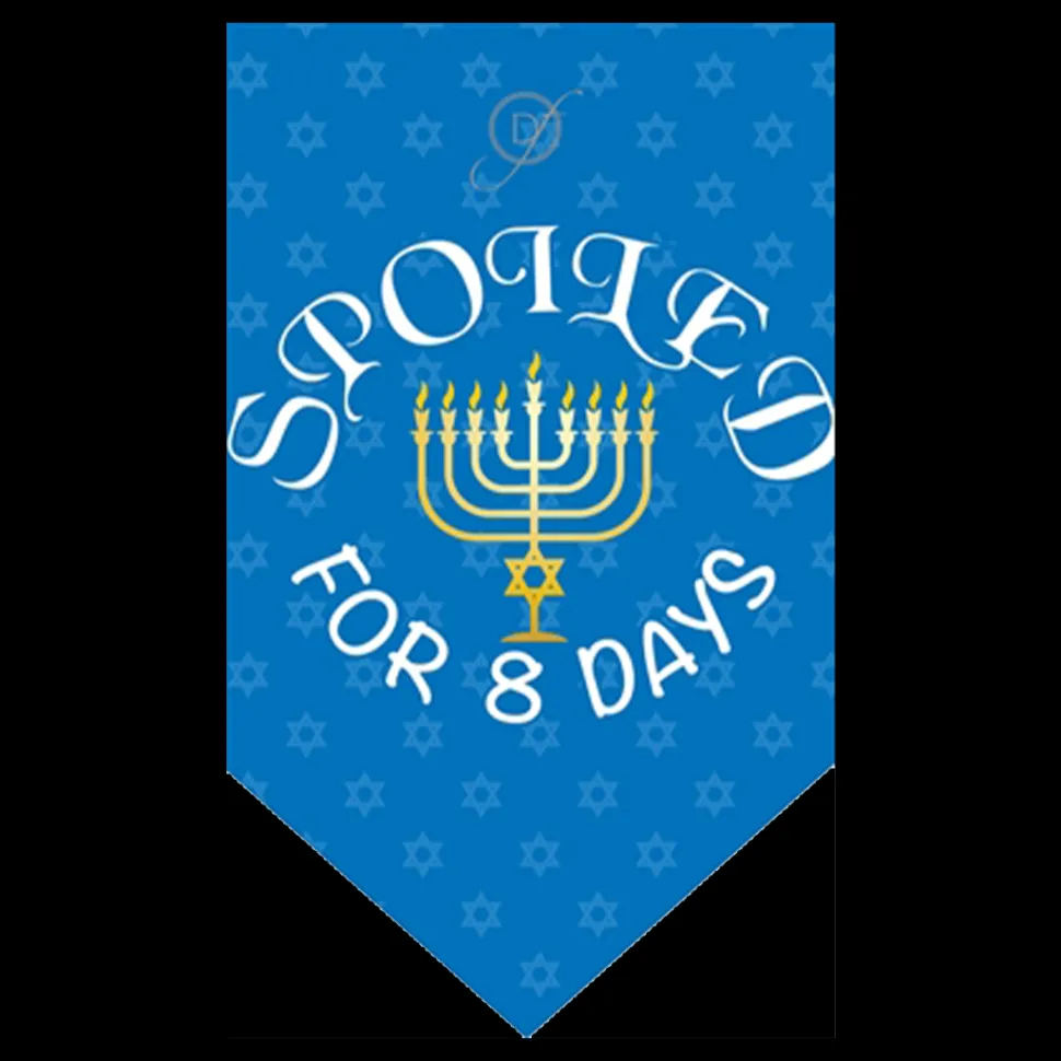 Hanukkah Holiday Dog Bandana by Dog Fashion Living