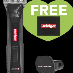 Horse Saphir Cordless Clipper One Battery with Free Clipper Grip by Heiniger