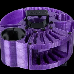 Houndabout Round Tool Caddy Jolly Purple by Vanity Fur