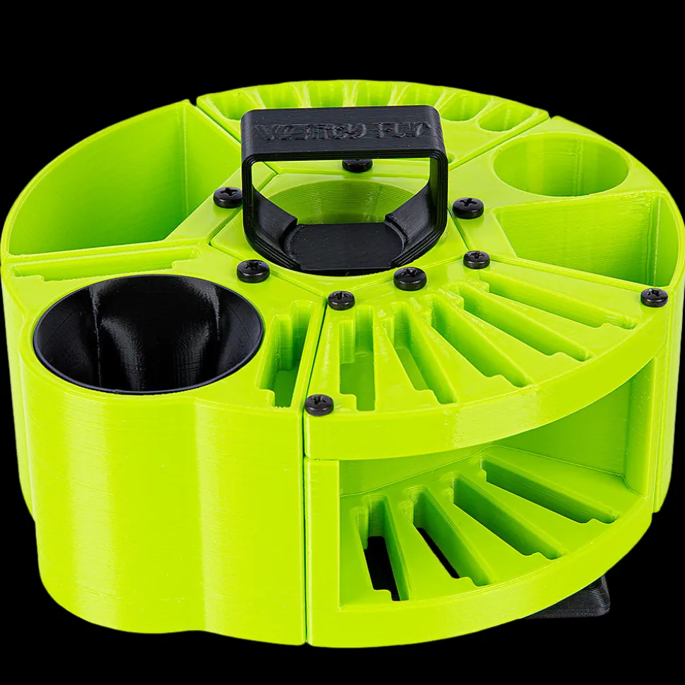 Houndabout Round Tool Caddy Lime Green by Vanity Fur