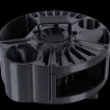 Houndabout Round Tool Caddy Black by Vanity Fur