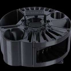 Houndabout Round Tool Caddy Black by Vanity Fur
