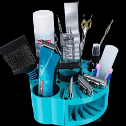 Houndabout Round Tool Caddy Cyan by Vanity Fur