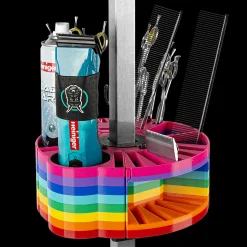 Houndabout Round Tool Caddy Rainbow by Vanity Fur