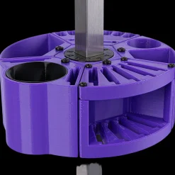 Houndabout Round Tool Caddy Purple by Vanity Fur