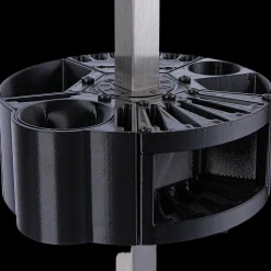 Houndabout Round Tool Caddy Black by Vanity Fur