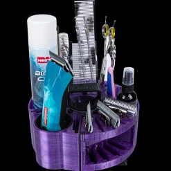 Houndabout Round Tool Caddy Jolly Purple by Vanity Fur