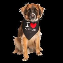 I Love My Bitches Dog Bandana by Dog Fashion Living