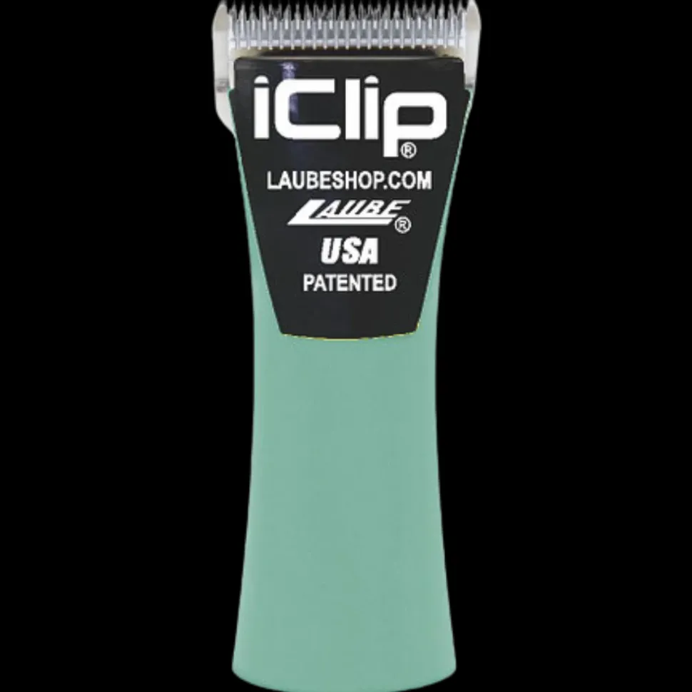 iClip Cordless 2 Speed Clipper Green with Two Batteries by Laube