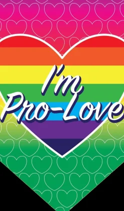 I'm Pro Love LGBTQ Dog Bandana by Dog Fashion Living