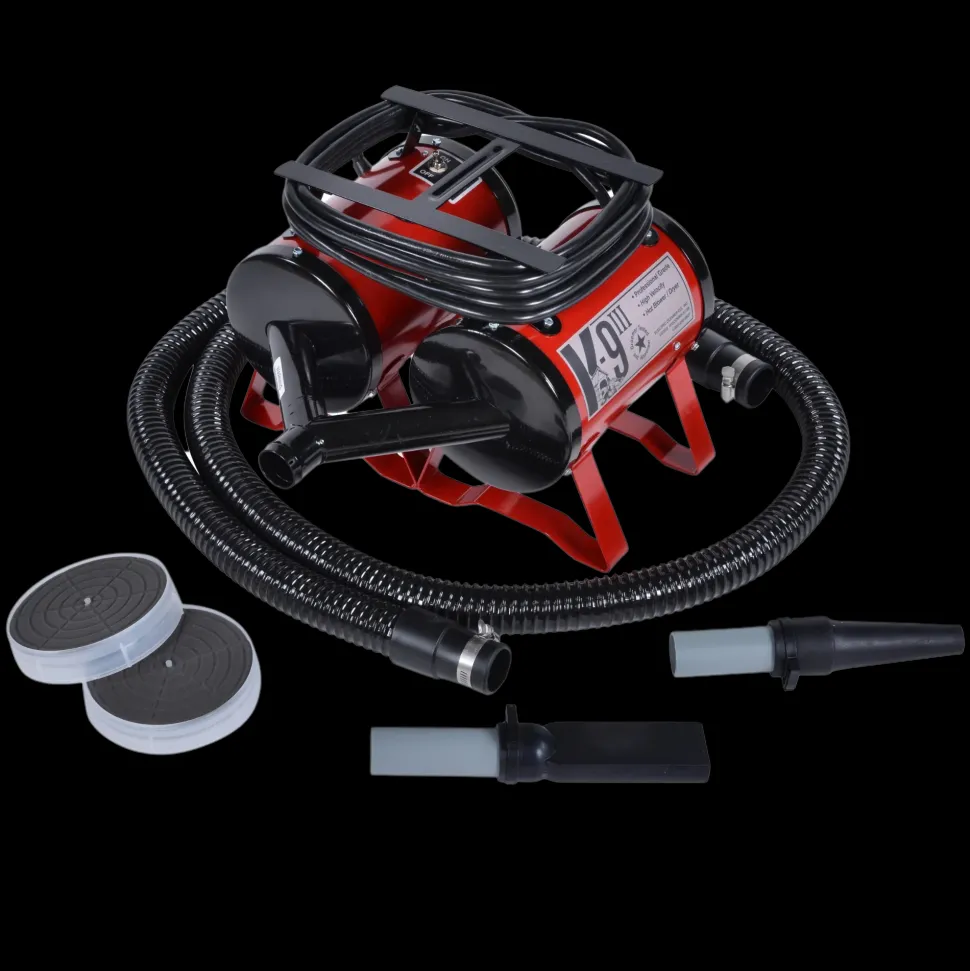 K-9 III Dog Dryer Two-Speed with Free Water Peeler Attachment by Electric Cleaner