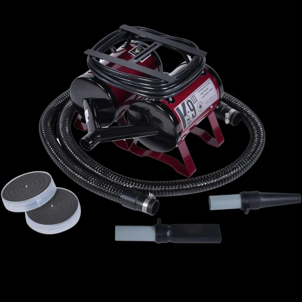 K-9 III Dog Dryer Two-Speed with Free Water Peeler Attachment by Electric Cleaner