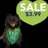 Kiss Me Holiday Dog Bandana by Dog Fashion Living