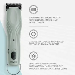 KMC+ 2 Speed Cordless Clipper Sage by Wahl
