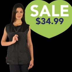 Ladies Waterproof Black Vest by Ladybird Line
