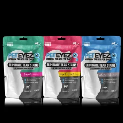 Lamb, Beef Liver and Whitefish Dog Treats Bundle by Pet Eyez