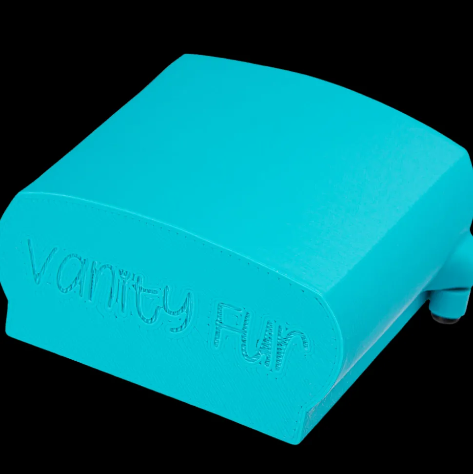 Large Brush Cover Cyan by Vanity Fur