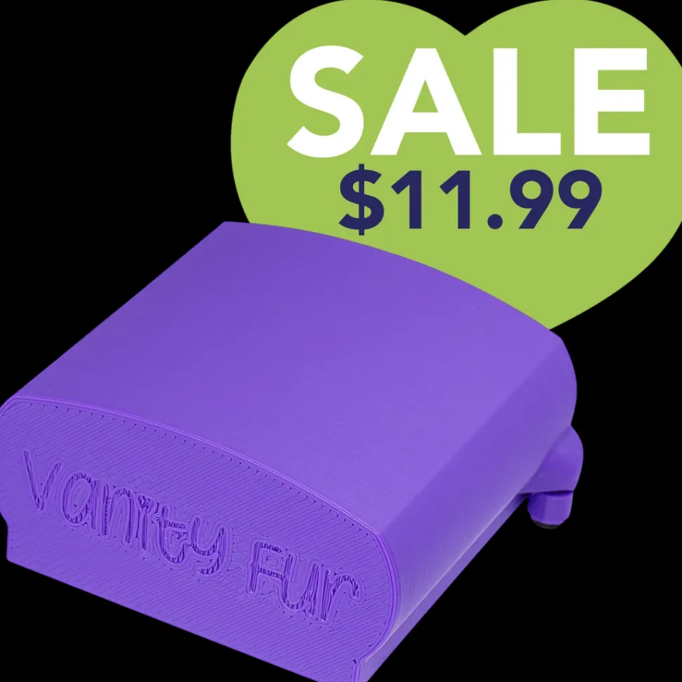 Large Brush Cover Purple by Vanity Fur