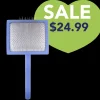 Large Curved Blue Dematting Brush by PetStore.Direct