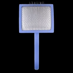 Large Curved Blue Dematting Brush by PetStore.Direct