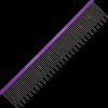 9″ Large Double Coat Deshedding Comb Purple by Petstore.Direct
