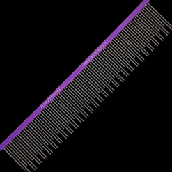 9″ Large Double Coat Deshedding Comb Purple by Petstore.Direct