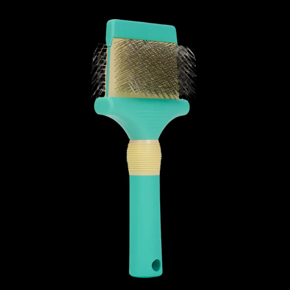 Large Double Sided Slicker Brush by Jelly Pet
