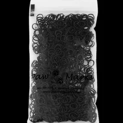 Latex Dog Hair Bands 5/16" Medium Weight Black by PawMarks