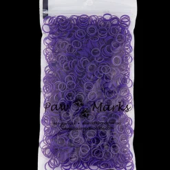 Latex Dog Hair Bands 5/16" Medium Weight Purple by PawMarks