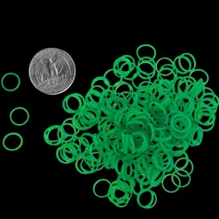 Latex Dog Hair Bands 5/16" Medium Weight Hot Green by PawMarks