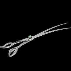 8" Lefty Curve Grooming Shears by PetStore.Direct